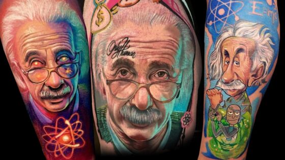 Albert Einstein Tattoos